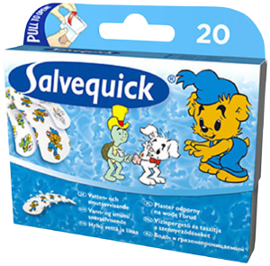 Plaaster Salvequick Bamse