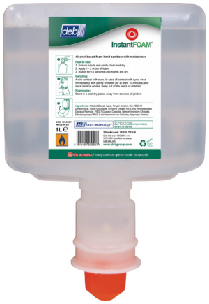 Käte desinfitseerimisvahend Deb Instantfoam Complete 1 l touchfree