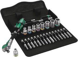 Meetermõõdus padrunvõtmekomplekt SA6 Speed Combo Wera