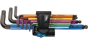 Kuuskantvõtmete komplekt 950/9 HP HF 1 Wera
