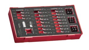 50-saline otsakukomplekt Teng Tools Impact TEABS508