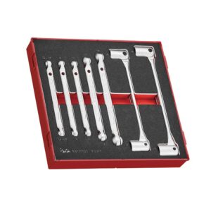 6-osaline liigendpadrunvõtmekomplekt Teng Tools TEDDF7