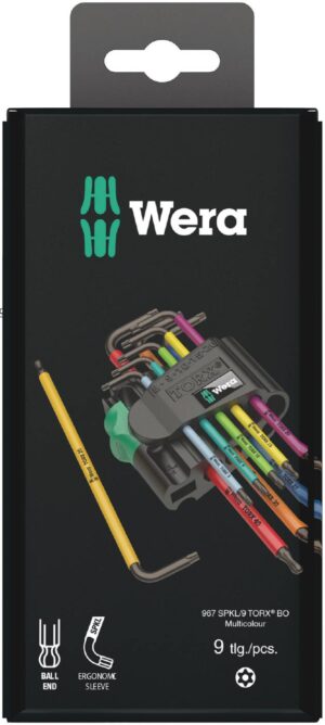 Torx-võtmekomplekt Wera 967/9 TX Multi