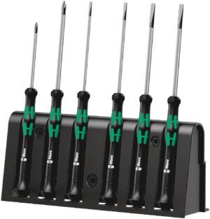 Peenmehaanikukruvitsad komplektis Wera Micro 2035/6