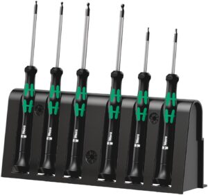 Peenmehaanikukruvitsad komplektis Wera Micro 2052/6