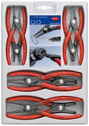 Täpsed stopperrõngatangid sise- ja välisstopperrõngastele Knipex 00 20 04 SB