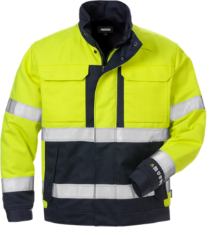 Flame high vis winter jacket class 3 4588 FLAM