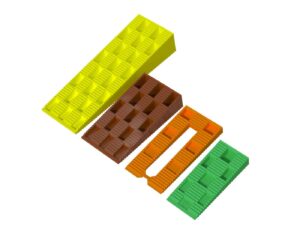 Plastkiilud, erinevad, Eurospacers