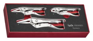 3-osaline universaaltangide komplekt Teng Tools TEZVG03