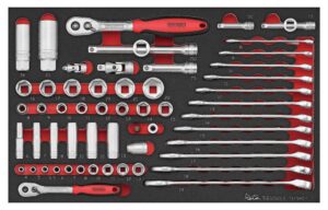 57osaline tööriistakomplekt Teng Tools TEFSK57