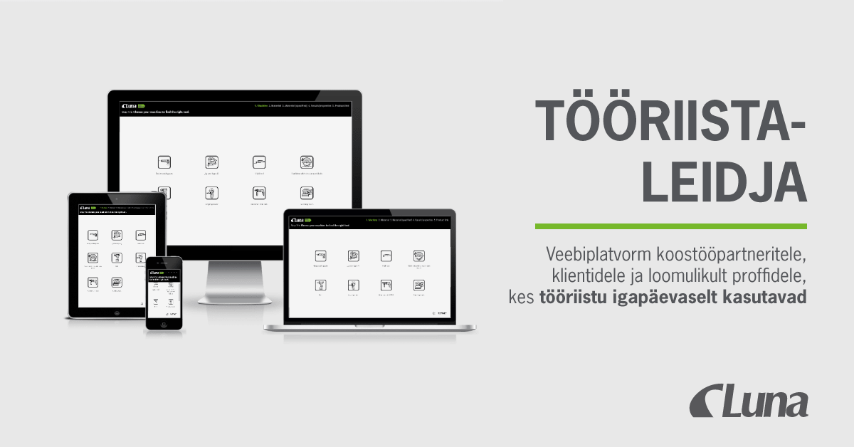 Sinu digitaalne „tööriistaleidja“ | Luna Toolfinder