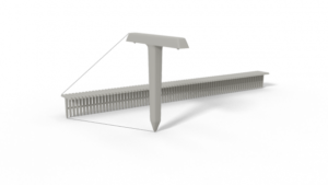 T-kujulised plastist klambrid