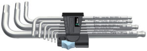 3950/9 Hex-Plus Stainless 1 L-key set, metric, stainless