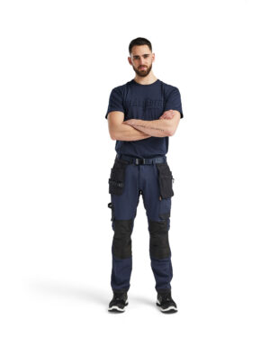 17201645 / Ripptaskutega püksid 4-suunalisest stretškangast