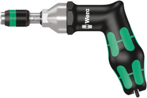 Series 7400 Kraftform pistol handle, adjustable torque screwdrivers (3.0-8.8 Nm) with Rapidaptor quick-release chuck