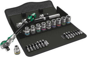 8100 SC 6 Zyklop Speed Ratchet Set, 1/2" drive, metric