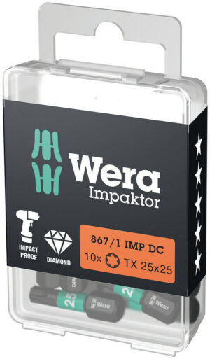 867/1 IMP DC TORX® DIY Impaktor bits