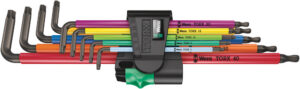 967/9 TX XL Multicolour 1 L-key set for TORX® screws, long