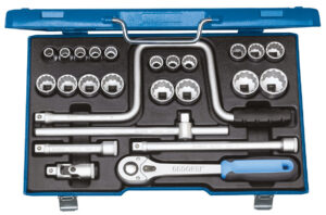 19 TMU / D 19 TMU padrunvõtmete komplekt 1/2″, 25 osa