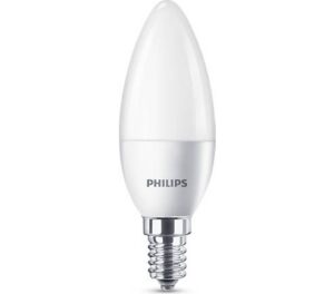 Mattklaasist LED-küünalpirn E14 Philips