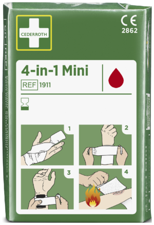 Neli ühes verejooksupeataja mini Cederroth