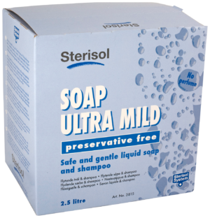 Vedelseep ja šampoon Sterisol Ultra Mild 4815, 3815, 4817