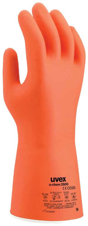 Kemikaalikaitsekindad Uvex U-Chem 3500