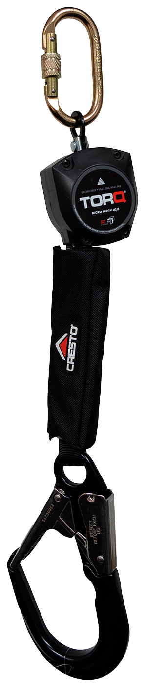 Kukkumiskaitse plokk TORQ Micro H2,0 2 m, suur konks