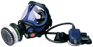 Suruõhutoitega täismask Sundström SR 200 Airline, back-up filtriga
