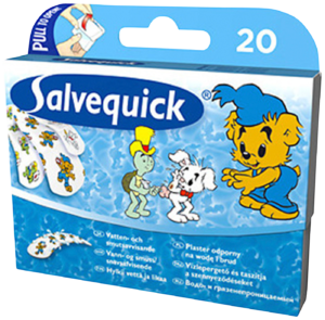 Plaaster Salvequick Bamse