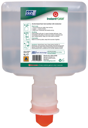 Käte desinfitseerimisvahend Deb Instantfoam Complete 1 l touchfree