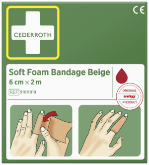 Side Cederroth Soft Foam Bandage 6 cm x 2 m