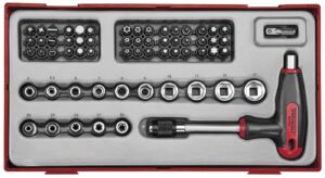 62 osaline otsakkruvitsakomplekt Teng Tools TTTHQ62