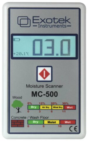 Niiskusindikaator puidule ja muudele ehitusmaterjalidele (mittepurustav) Exotek MC-501
