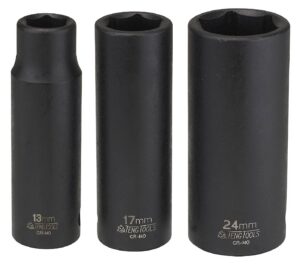 1/2" nelikantkinnitusega õhukeseseinaline jõupadrun Teng Tools