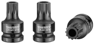 1/2" nelikantkinnitusega jõuotsakpadrunid XCN. Teng Tools 921814/923818