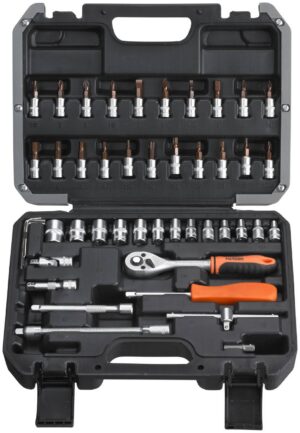 46osaline 1/4'' padrunvõtmekomplekt Harden