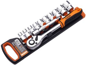 12 osaline 1/2'' padrunvõtmekomplekt Harden