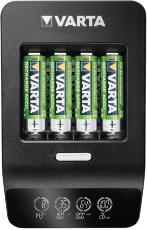 Akulaadija Charger+ LCD Ultra Fast Varta