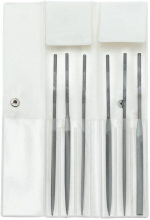 6-osaline keskmise jämedusega 160 mm nõelviilide komplekt Bludan