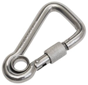 Kiirlukustusega ja kruviga karabiin