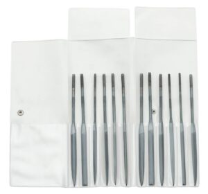 12-osaline keskmise jämedusega 160 mm nõelviilide komplekt Bludan