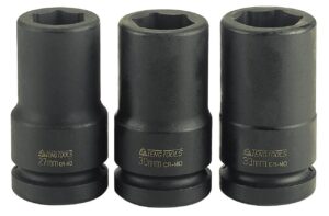 Jõupadrun. 1" nelikantkinnitusega. Teng Tools 910627R / 910633R