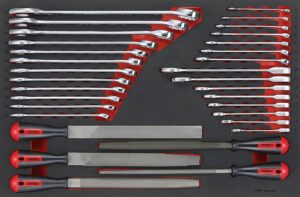 32 osaline Võtme-/viilikomplekt Teng Tools TTEX32