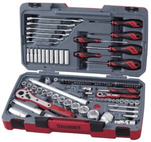 Padrunvõtmekomplekt. 1/4'' ja 1/2'' nelikantkinnitusega Teng Tools TM095