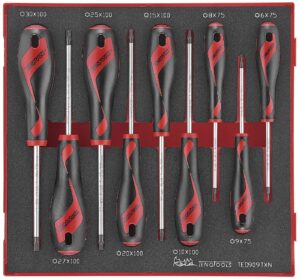 9osaline kruvitsakomplekt TX-pesadele. Teng Tools TED909TXN