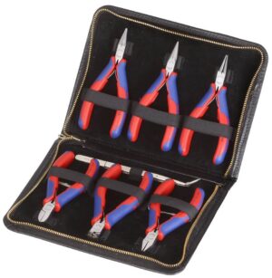 Elektroonikutangid hoidikus. Knipex 00 20 16