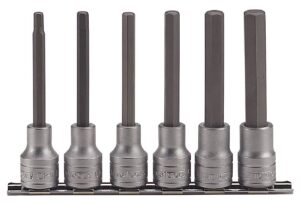 Kuuskantpadrunotsakute komplekt. 1/2" nelikantkinnitusega. Teng Tools M1211