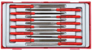 12 osaline Nõelviilikomplekt Teng Tools TTNF12