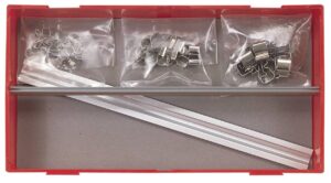 32 osaline Klambrikomplekt Teng Tools TTALU